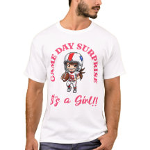 Game Day Surprise for Football Lovers Its a Girl