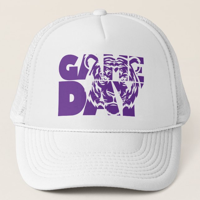 Game Day Tiger  Trucker Hat (Front)