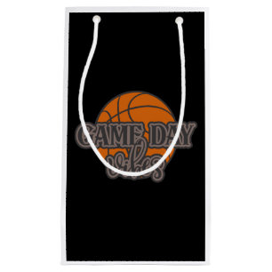 Game Day Vibes Design For Basketball Lovers Small Gift Bag