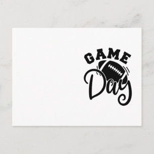 Game Day Vibes Design For Football Lovers Postcard