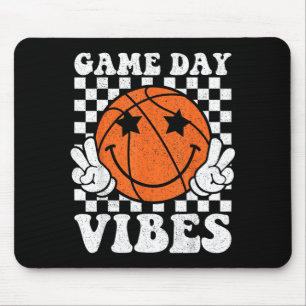 Game Day Vibes Retro Basball Lover Boys Girls Kids Mouse Mat