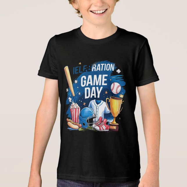 Game Day Vibes Tri-Blend Shirt (Front)