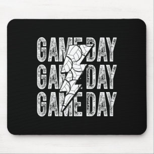 Game Day Volleyll Lightning Bolt Volleyll Mom Dad  Mouse Mat