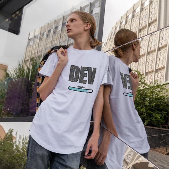 Game Dev Compiling - Blue Compiling T-Shirt (Creator Uploaded)