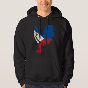 Game fowl Filipino Philippines flag rooster Gamef Hoodie