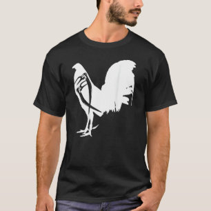 Game Fowl Gallegos  Rooster  Chicken  gallero Whit T-Shirt