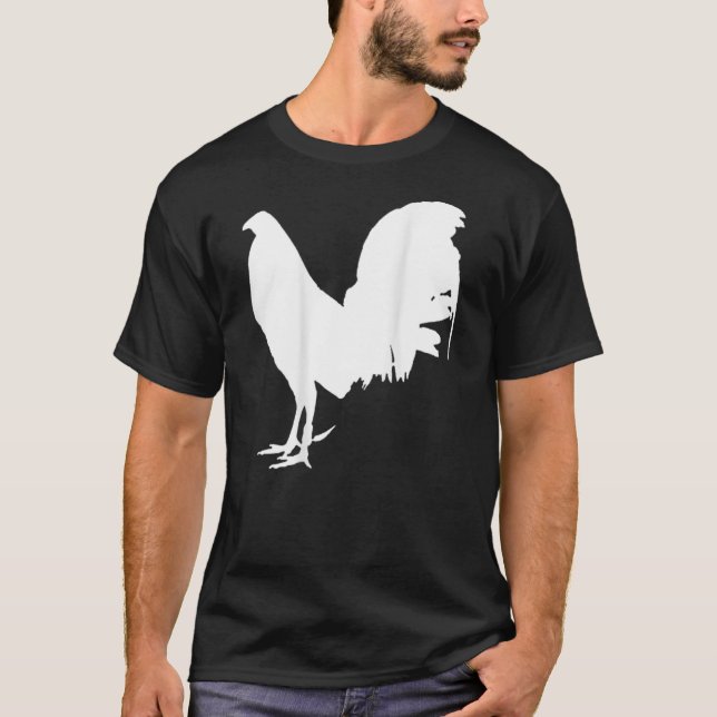 Game Fowl Gallegos Rooster Chicken Gamefowl white  T-Shirt (Front)