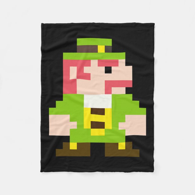 Game Gaming St Patricks Day Gamer T Shirts For Boy Fleece Blanket (Front)