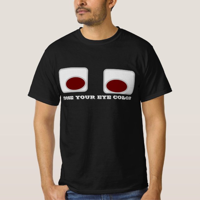  Game Ghost Eyes tee  funny man (Front)