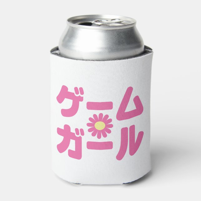 Game Girl ゲームガール Japanese Katakana Language Can Cooler (Can Front)
