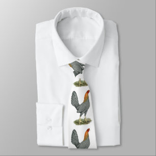 Game Hen Blue Red Tie