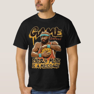 Game Instinct – Urban Basketball Motivational T-Shirt