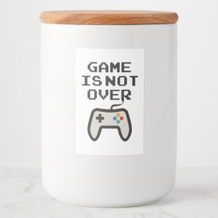 Game is not over food label