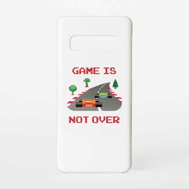 Game is not over Pixelated Video Game Samsung Galaxy Case (Back)