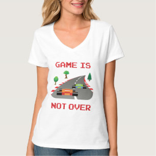 Game is not over Pixelated Video Game T-Shirt