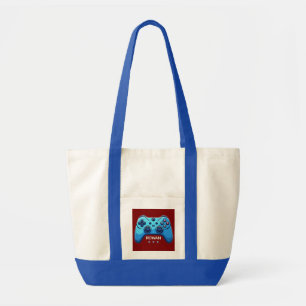 game joystick tote bag