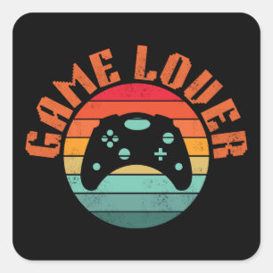 GAME LOVER GAMING CONTROLLER SQUARE STICKER