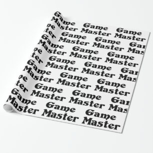 Game Master Wrapping Paper