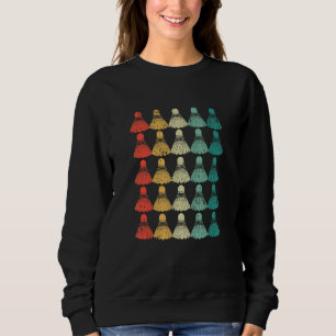Game Match Racket Ball Retro Vintage Badminton Shu Sweatshirt