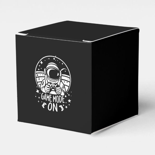 Game mode astronaut favour box (Front Side)