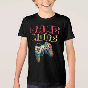Game Mode Kids Boy  Tri-Blend Shirt