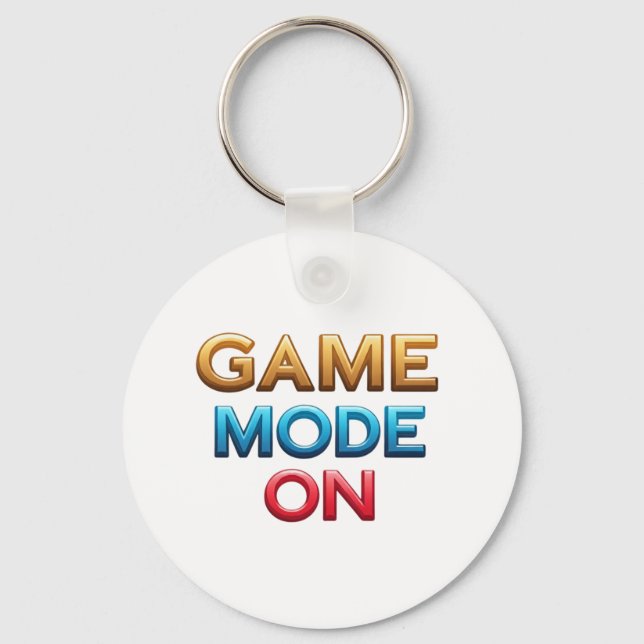 Game Mode On Key Ring (Front)