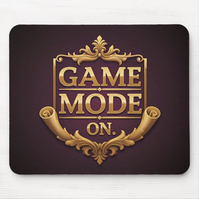 Game Mode On  Mouse Mat (Front)