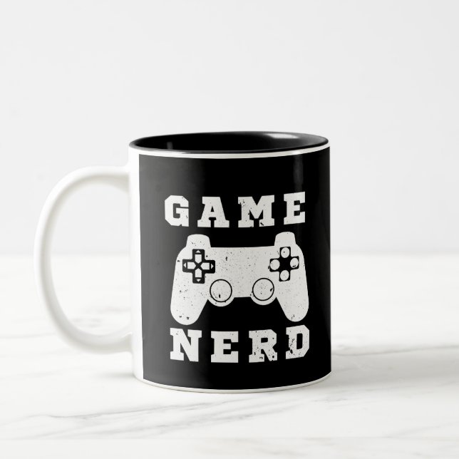 Game Nerd Two-Tone Coffee Mug (Left)