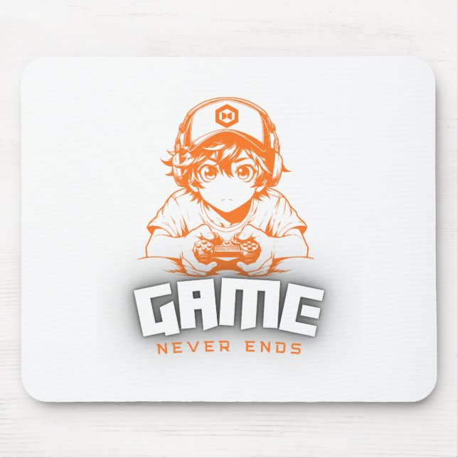 Game Never Ends Mousepad (Front)
