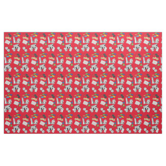 Game Night, Board Games, and Word Puzzles Fabric