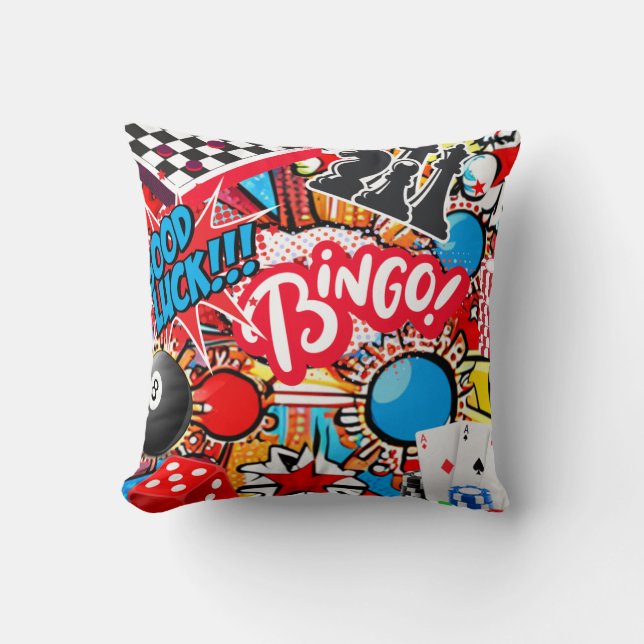 Game Night Cushion (Front)