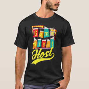 Game Night Host Family Board Game Trivia Night T-Shirt