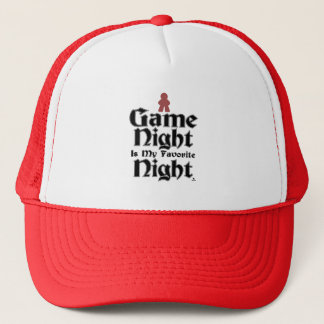 Game Night is My Favourite Meeple Logo Trucker Hat