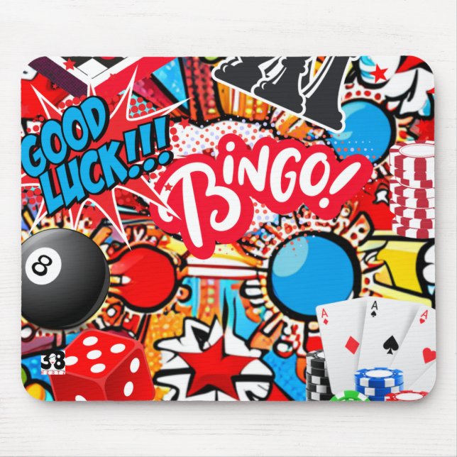 Game Night Mouse Mat (Front)