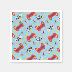 Game night party napkin