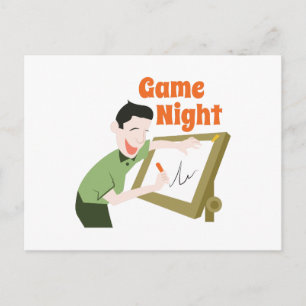Game Night Postcard