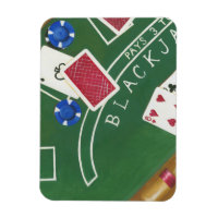 Game of Blackjack with Chips by Chariklia Zarris