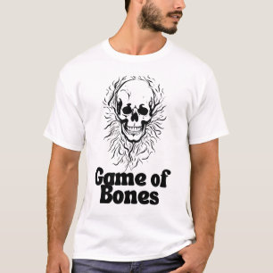 Game of Bones Skull Thrones Parody Funny  T-Shirt