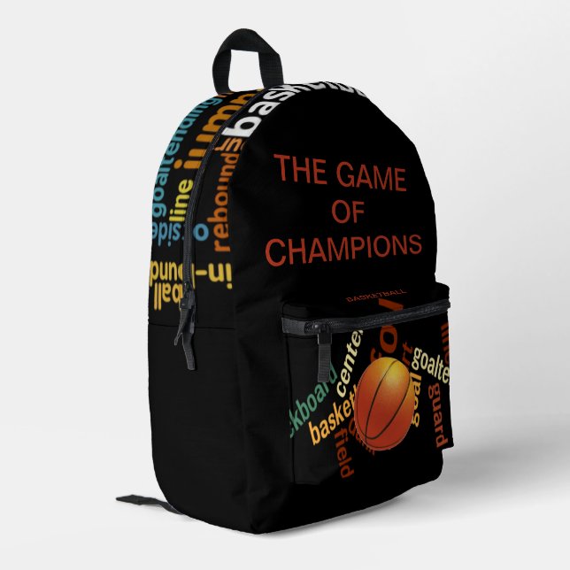 Game of Champions: Basketball Heroes' Essential  Printed Backpack (Back Corner Left)