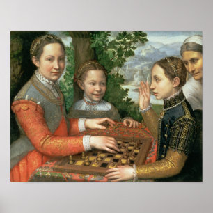Game of Chess, 1555 Poster