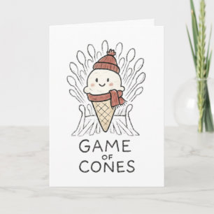 Game of Cones - Funny Christmas Card