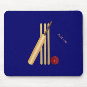 Game of Cricket Template Mouse Mat