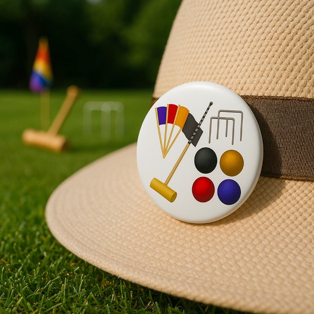 Game Of Croquet Button (Creator Uploaded)