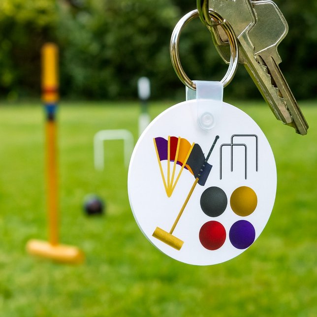 Game Of Croquet Keychain (Creator Uploaded)