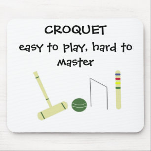 Game of Croquet Mouse Mat