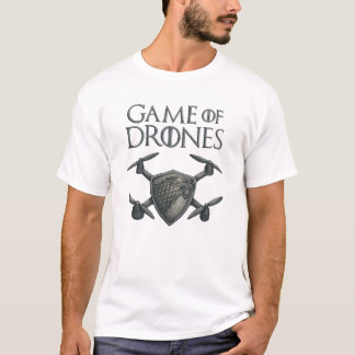 Game of Drones – Stark Direwolf Drone Emblem T-Shirt