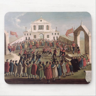 Game of Football at Sant'Alvise, Venice Mouse Mat
