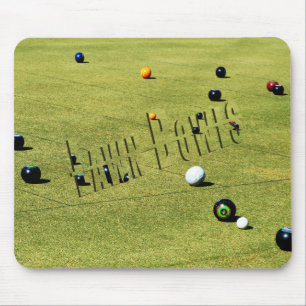 Game Of Lawn Bowls, Mouse Mat