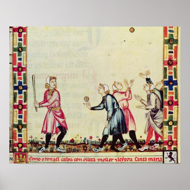 Game of pelota in the open air poster (Front)