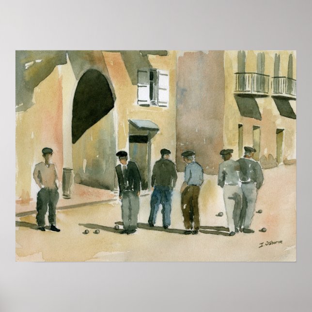 Game of Pétanque Poster (Front)